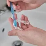 clear aligners, keep clear aligners clean, cleaning clear aligners, dentist in weatherford
